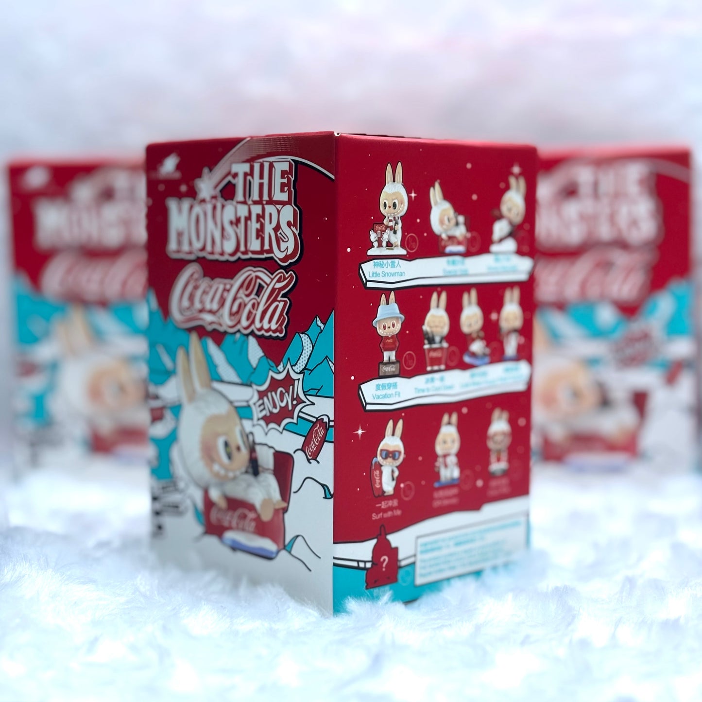 LABUBU THE MONSTER x 可口可樂系列手辦 (未開盒盲盒)