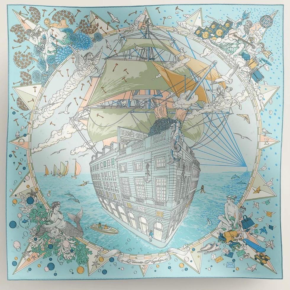 Hermes Flagship scarf 90 (Brand New)