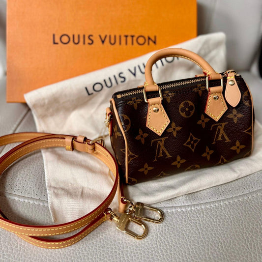 Louis Vuitton m81085 Nano Speedy (Brand New)