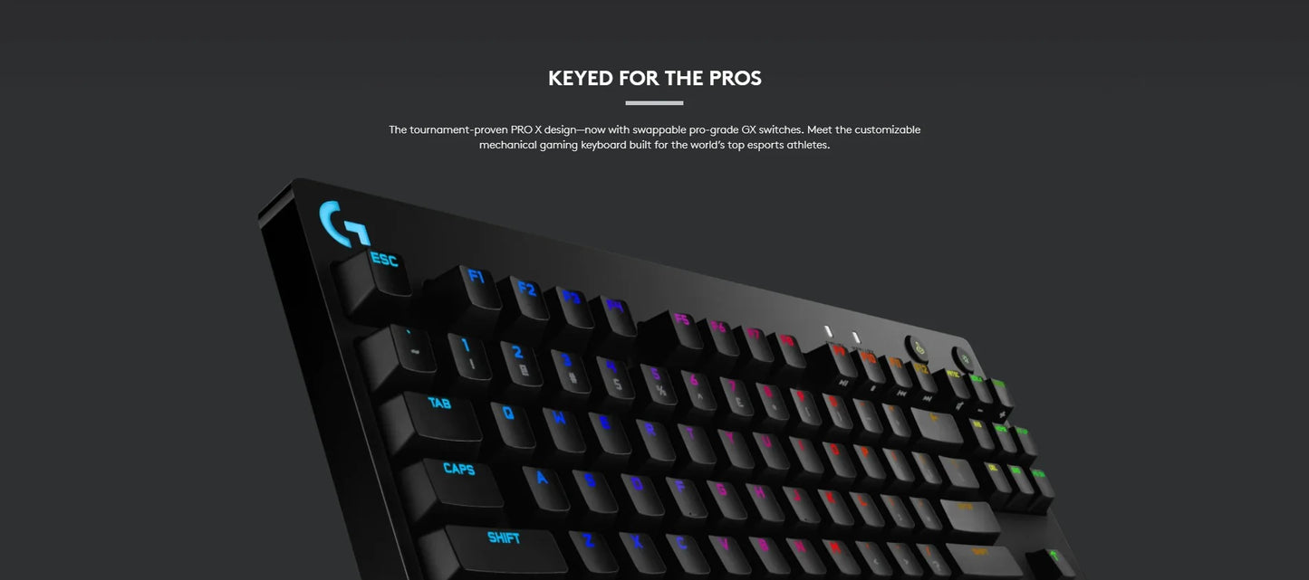 Logitech G PRO X Gaming Keyboard 機械電競鍵盤 - Black